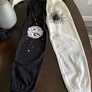 Sun and Moon sweat pants